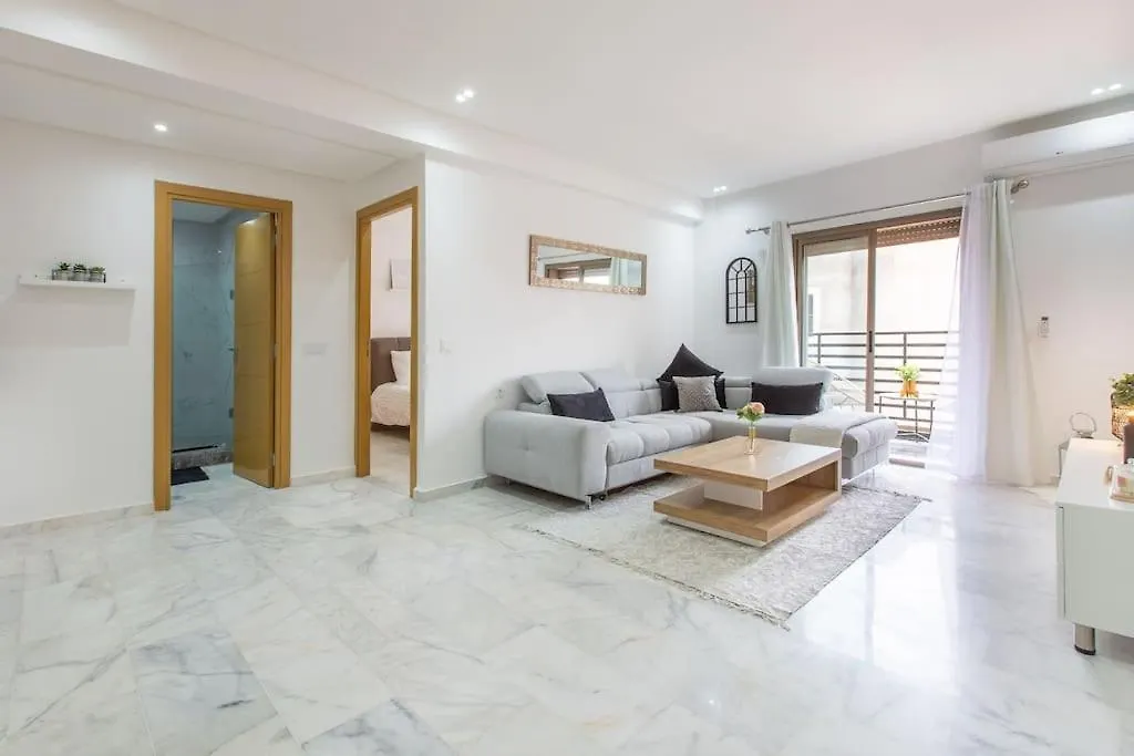 New! Gueliz , Modern , Terrasse Lejlighed Marrakesh 0*,